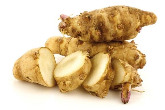 Mask from Jerusalem artichokes